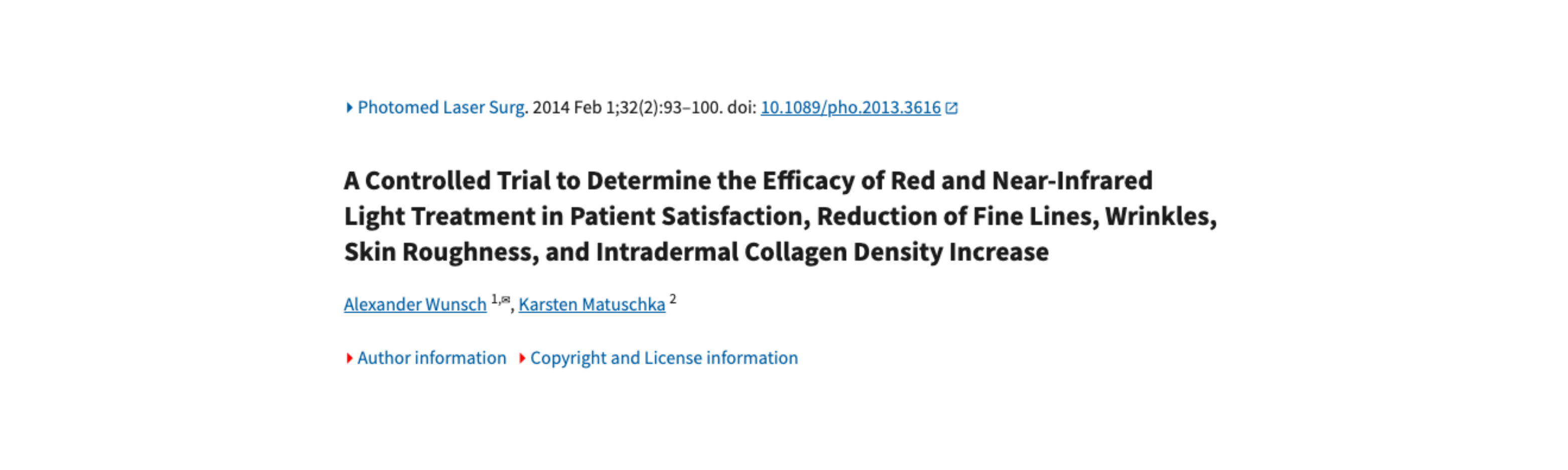 RED LIGHT THERAPY SCIENCE: VISIBLE CHANGES IN WRINKLES AND SKIN ROUGHNESS